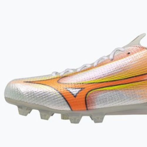 Scarpe da calcio Mizuno Alpha III Japan FG white/lava orange/evening primrose