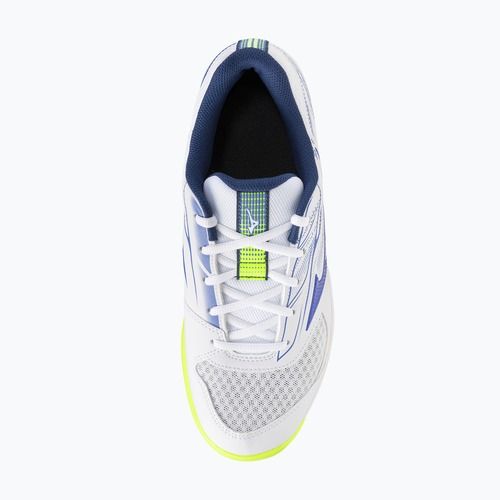 Scarpe da tennis da uomo Mizuno Break Shot 5 CC white/dazzling blue/lightning