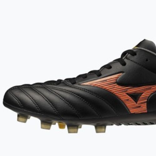 Scarpe da calcio Mizuno Monarcida Neo III Pro FG black/lava orange/arcadia