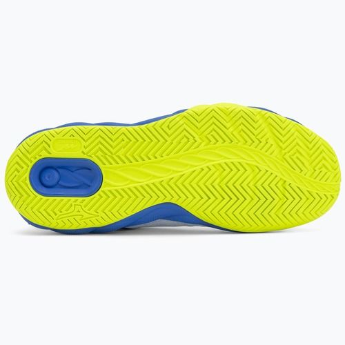 Scarpe da tennis da uomo Mizuno Wave Enforce Court AC white/dazzling blue/lightning