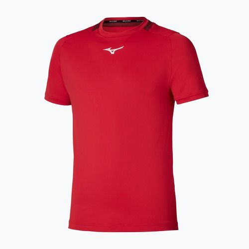 Maglietta da tennis da uomo Mizuno 62GAA001 Tee fiery red