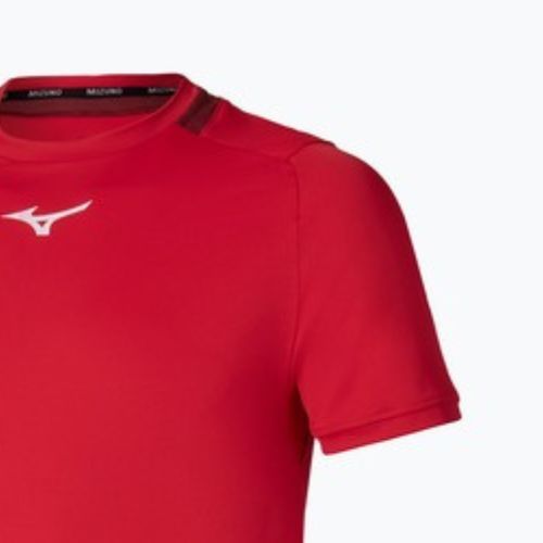Maglietta da tennis da uomo Mizuno 62GAA001 Tee fiery red