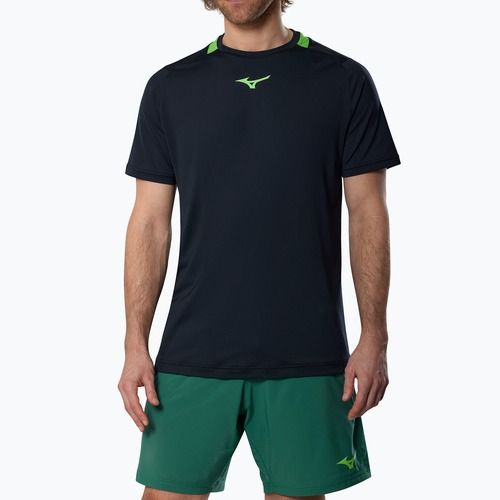 Maglietta da tennis da uomo Mizuno 62GAA001 Tee black
