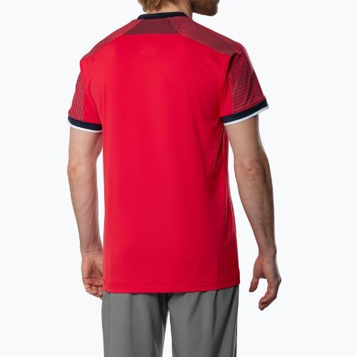 Maglietta da uomo Mizuno Stargazer Shadow Tee fiery red