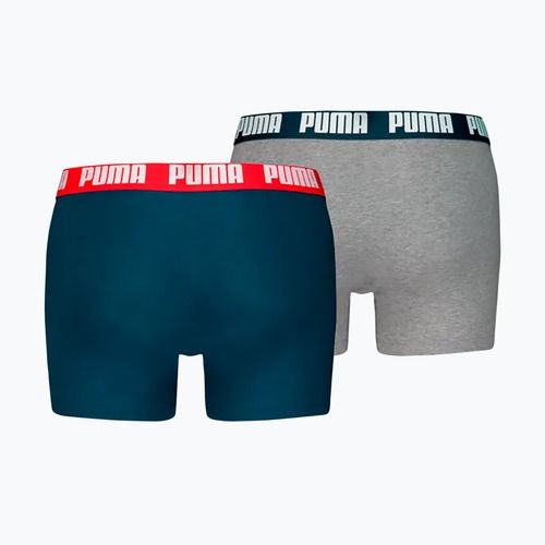 Boxer da uomo PUMA Everyday Basic 2 pairs navy/grey