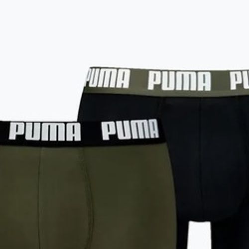 Boxer da uomo PUMA Everyday Basic 2 pairs forest