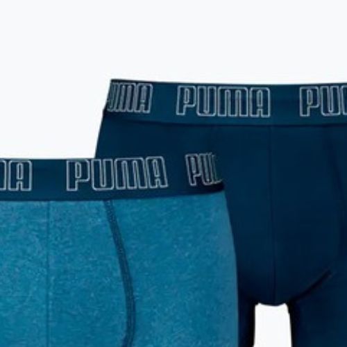 Boxer da uomo PUMA Everyday Trunk 2 pairs light blue melange