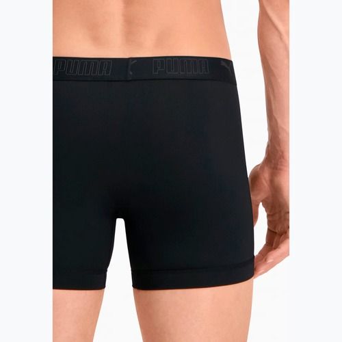 Boxer da uomo PUMA Sport Microfiber 2 pairs black