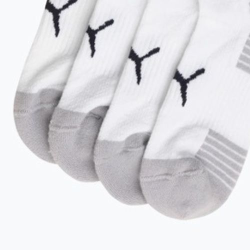 Calzini PUMA Sport Cushioned Quarter 2 pairs white