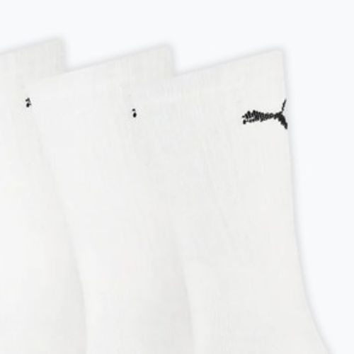 Calzini PUMA Sport Crew Stripe 3 pairs white