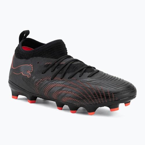Scarpe da calcio per bambini PUMA Future 9 Match FG/AG Jr puma black/glowing red/strong grey