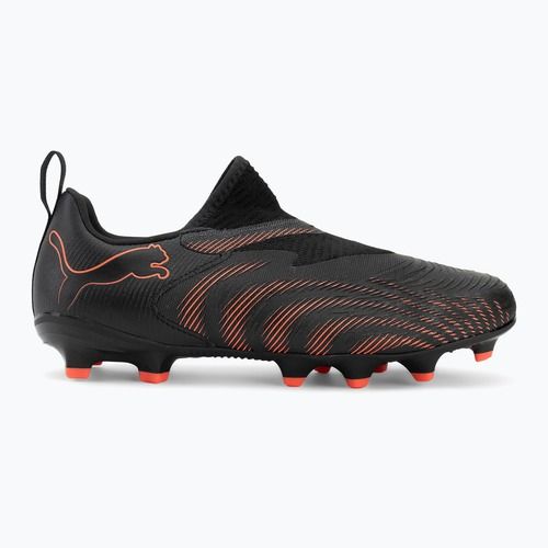 Scarpe da calcio per bambini PUMA Future 9 Match LL FG/AG Jr puma black/glowing red/strong grey
