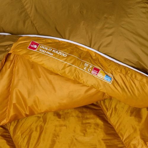 Sacco a pelo The North Face Gold Kazoo citrine yellow