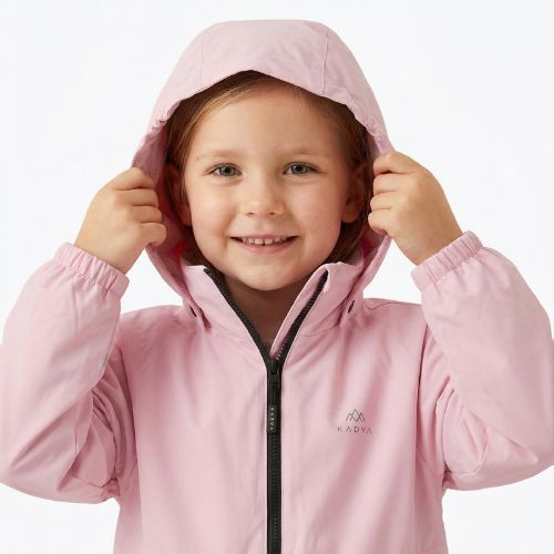 Giacca antipioggia da bambino KADVA Fory Jrb pink