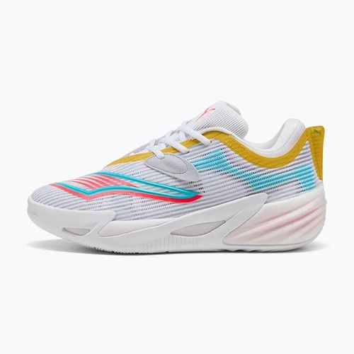 Scarpe da basket PUMA All-Pro NITRO 2 puma white/sunblaze