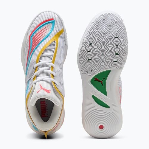 Scarpe da basket PUMA All-Pro NITRO 2 puma white/sunblaze