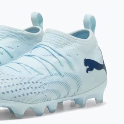 Scarpe da calcio per bambini PUMA Future 9 Match FG/AG Jr icy blue/puma white/blue jewel