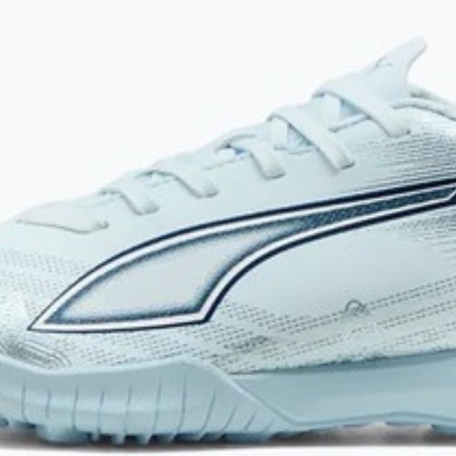 Scarpe da calcio per bambini PUMA Ultra 6 Play TT Jr icy blue/puma white/blue jewel
