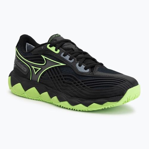 Scarpe da padel Mizuno Wave Enforce Tour 2 black/foliage green/glowing ap