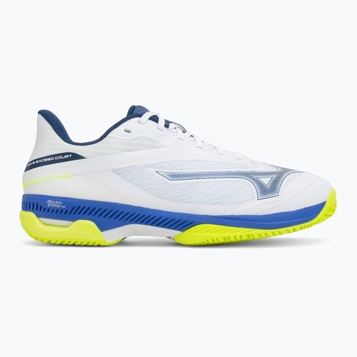 Scarpe da tennis Mizuno Wave Exceed Court CC white/dazzling blue/lightning