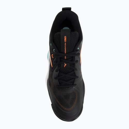 Scarpe da pallavolo Mizuno Wave Momentum Elite black/tangelo/ice green