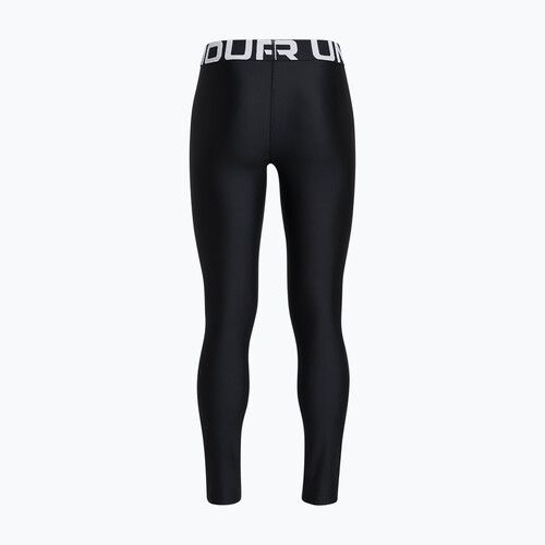 Leggings sportivi da bambino Under Armour HeatGear white/black