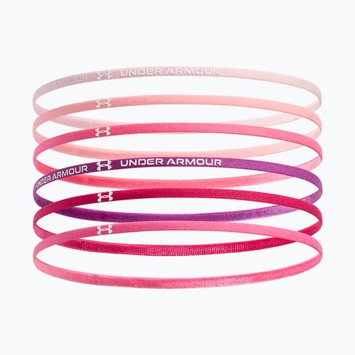 Fascia per la testa per bambini Under Armour Mini Elastic 6 pcs prime pink/white