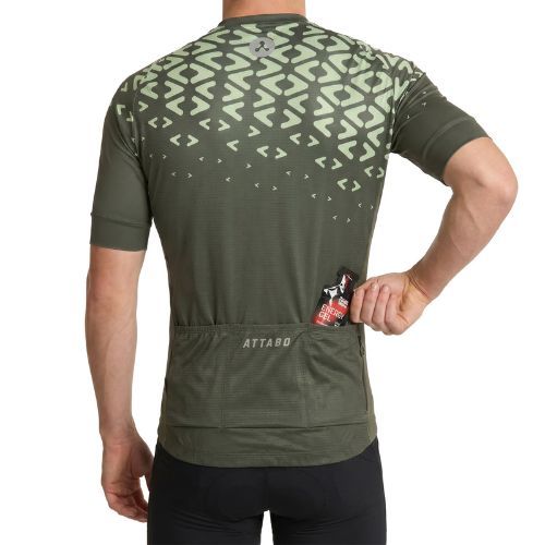 Maglia da ciclismo uomo ATTABO Tevi green