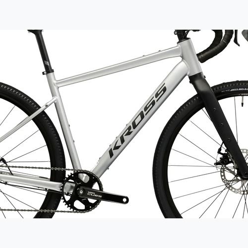 Bicicletta gravel KROSS Esker 1.0 grey/graphite/matte