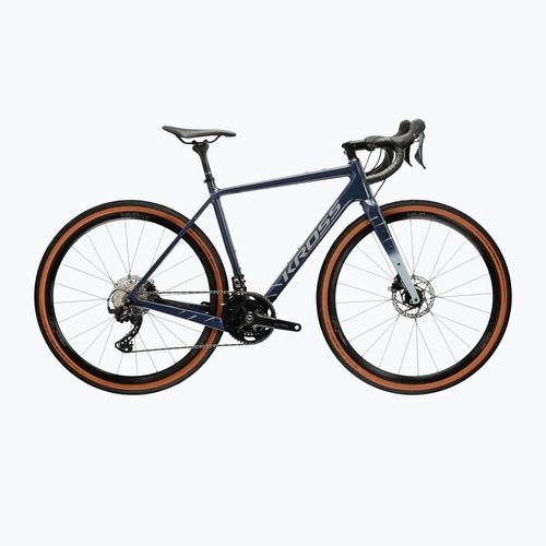 Bicicletta gravel KROSS Esker 8.0 navy/blue/gloss