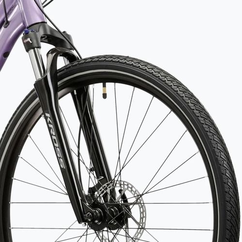 Bicicletta cross da donna KROSS Evado 5.0 In purple/black/gloss