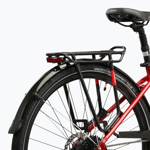 Bicicletta da trekking da donna KROSS Trans 5.0 In red/silver/gloss