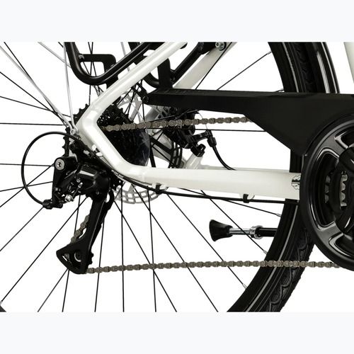Bicicletta da trekking da donna KROSS Trans 3.0 In pearl/black/gloss