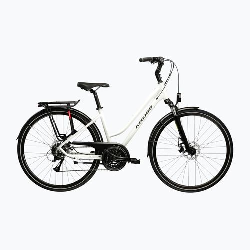 Bicicletta da trekking da donna KROSS Trans 3.0 In pearl/black/gloss