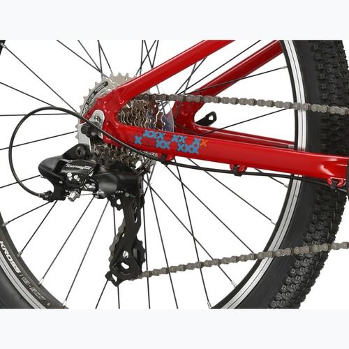 Bicicletta per bambini KROSS Level Jr 1.0 red/teal/gloss
