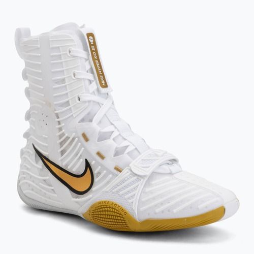 Scarpe da boxe Nike HyperKo 3 white/metallic gold