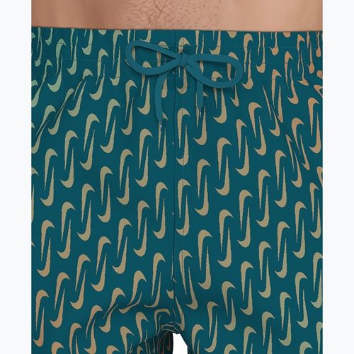 Shorts da bagno uomo Nike Breaker Swoosh 5" Volley green abyss