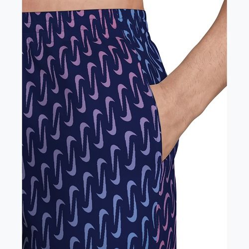 Shorts da bagno uomo Nike Breaker Swoosh 5" Volley midnight navy