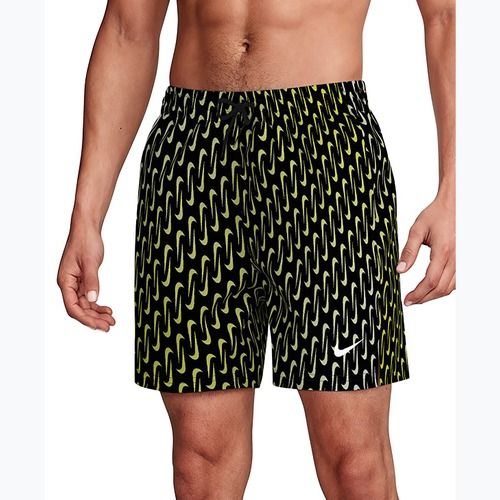 Shorts da bagno uomo Nike Breaker Swoosh 5" Volley black