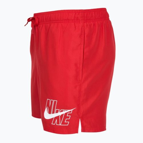 Shorts da bagno uomo Nike Logo Lap 5" Volley university red