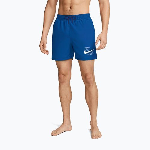 Shorts da bagno uomo Nike Logo Lap 5" Volley game royal