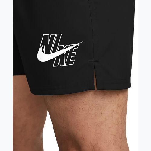Shorts da bagno uomo Nike Lap Logo 5" Volley black