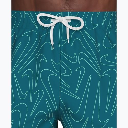 Shorts da bagno uomo Nike Breaker Logofetti 5" Volley green abyss