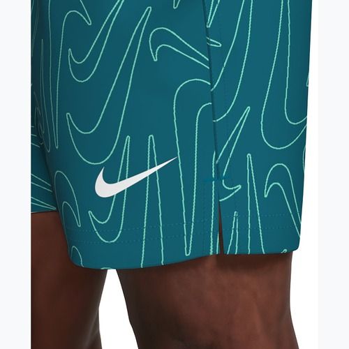 Shorts da bagno uomo Nike Breaker Logofetti 5" Volley green abyss