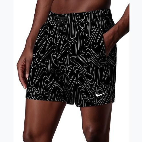 Shorts da bagno uomo Nike Breaker Logofetti 5" Volley black