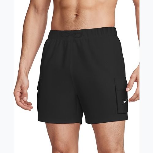 Shorts da bagno uomo Nike Voyage Solid Essential 5" Volley black