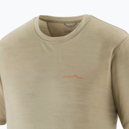 Maglietta da uomo Patagonia Cap Cool Merino Blend Graphic Shirt multi-pitch/weathered stone