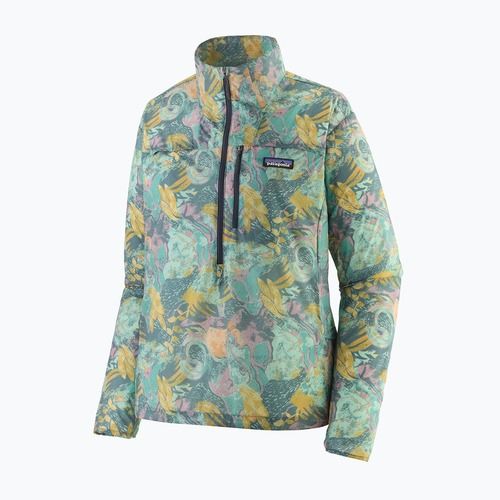 Felpa da donna Patagonia Houdini Stash 1/2-Zip moon tripper/blue sage