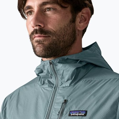 Giacca antivento da uomo Patagonia Houdini blue sage