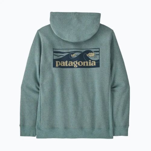 Felpa da uomo Patagonia Boardshort Logo Uprisal Hoody blue sage
